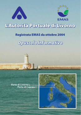Opuscolo Informativo - Autorità Portuale di Livorno