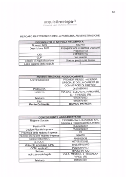 MERCATO ELETTRONICO DELLA PUBBLICA