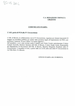 L`ASL parla di PCB alla IV Circoscrizione
