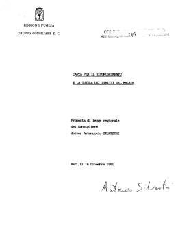 Page 1 @ y`000 M: REGIONE PUGLIA GRUPPO CONSILIARE D. C.