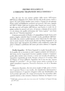 l`origine trapanese dell`odissea