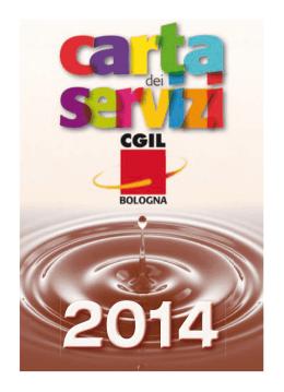 La Carta dei Servizi 2014