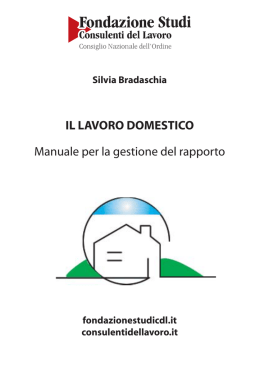 Il lavoro domestico