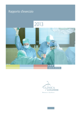 Opuscolo informativo Clinica Luganese