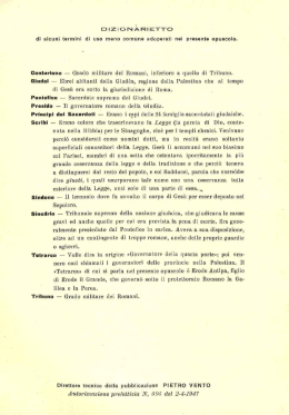 Dizionarietto Itinerario 1947