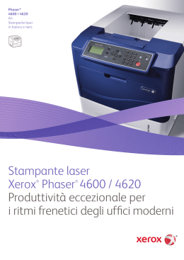 Opuscolo Stampante Laser Phaser 4600/4620