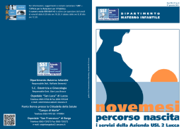 Percorso Nascita - Azienda USL 2 Lucca