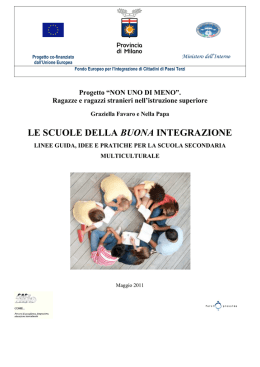 Le scuole della buona integrazione
