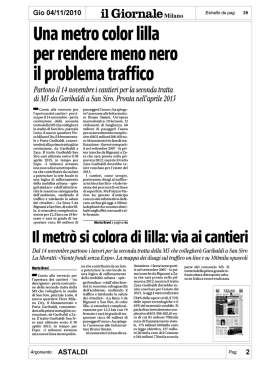 il problema traffico