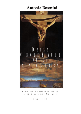 delle cinque piaghe della santa chiesa