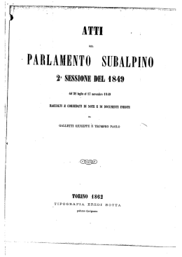 Indice dell`Attivit&agrave; Parlamentare