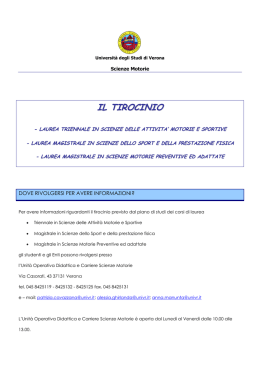 Tirocinio 3&deg; anno: Opuscolo (pdf, it, 259 KB, 7/1/14)