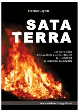 sata terra - CULTURA SALENTINA