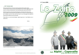 Zaino - Gruppo Alpini di Capovalle