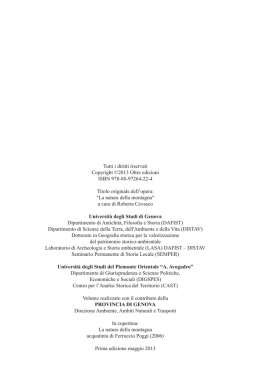 Scarica il pdf dell`articolo - Dipartimento di Antichit&agrave;, Filosofia, Storia