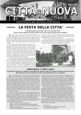 Ottobre 2006 - Citta` Nuova San Giuliano