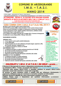 IMU TASI 2014 opuscolo informativo