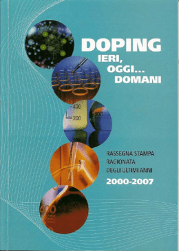 DOPING Ieri, Oggi..Domani