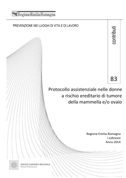 Contributi n. 83/2014 - Salute Emilia-Romagna