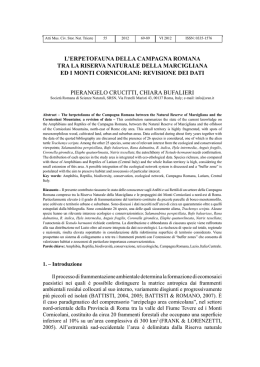 Crucitti P. & Bufalieri C. 2012