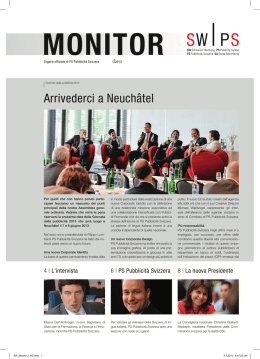 Arrivederci a Neuchâtel - KS/CS Kommunikation Schweiz