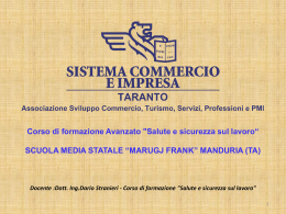 corso di sicurezza specifico scuola