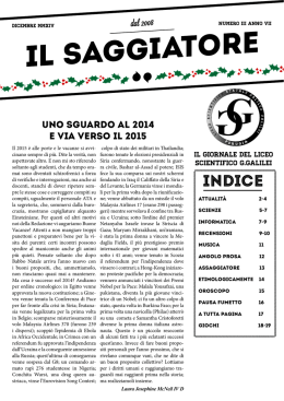 INDICE - Il Saggiatore