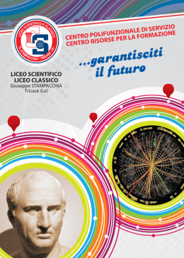 Scarica l`opuscolo del Liceo Stampacchia di