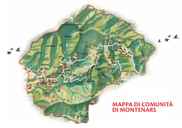 Opuscolo della Mappa di Comunità di Montenars