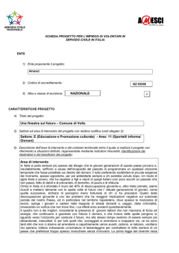 Una finestra sul futuro &ndash; Comune di Volla Settore