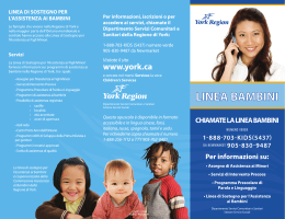 Kids Line Brochure - Italian