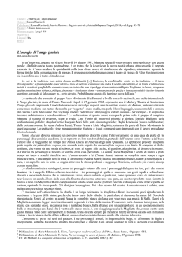 Continua a leggere… - nuovo teatro made in italy dal 1963
