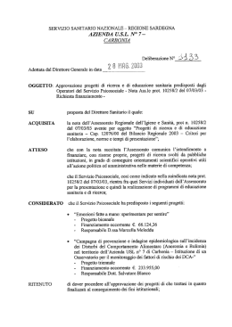 Delibera del 28 Maggio 2003,N.1133