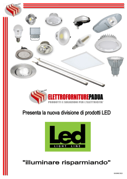 Elettroforniture Padua LED opuscolo REV2