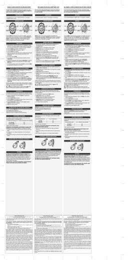 w grazie di avere acquistato un orologio timex