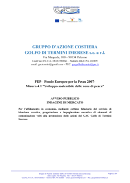 GRUPPO D`AZIONE COSTIERA GOLFO DI TERMINI IMERESE s.c.