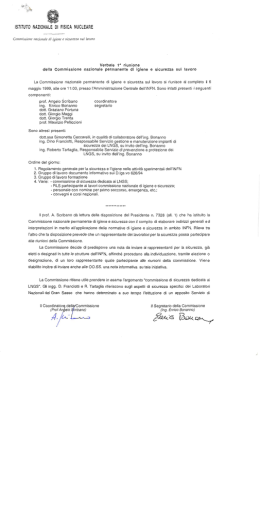 AC, 6 maggio - INFN - Istituto Nazionale di Fisica Nucleare