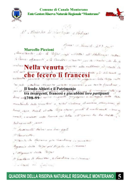 Nella venuta che fecero li francesi