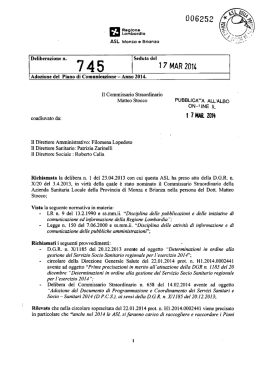 delibera n.745
