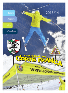 opuscolo 2013-14.indd - Sci Club Corte Franca