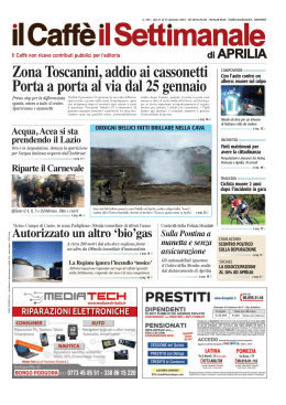 Zona Toscanini, addio ai cassonetti Porta a porta al via dal 25 gennaio