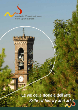 Le vie della storia e dell`arte Paths of history and art