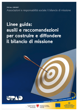 Linee guida Bolzano - Centro servizi per il Volontariato della