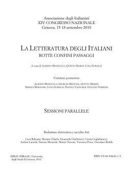 L`autobiografia in Vittorio Imbriani. Svelamento ed occultamento del sé