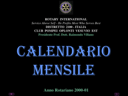 rotary international - Benvenuto sul sito di Raimondo Villano