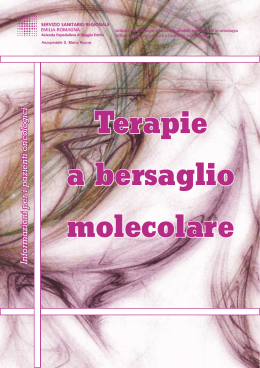 Terapie a bersaglio molecolare - Azienda Ospedaliera di Reggio