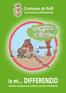 Opuscolo Io Mi Differenzio