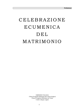 Matrimoni ecumenici, le direttive delle Chiese