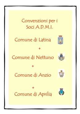 Opuscolo LATINA convenzioni A.D.M.I. 7 febbreio 2008.pub