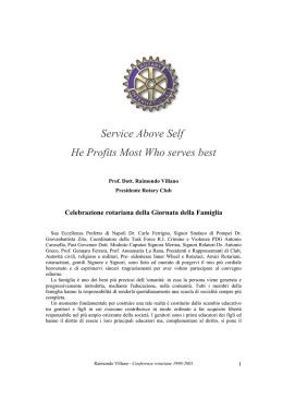 Service Above Self He Profits Most Who serves best